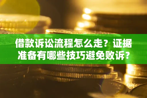 北京借款诉讼流程怎么走？证据准备有哪些技巧避免败诉？