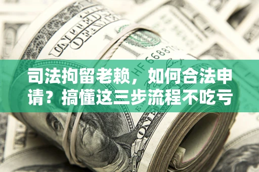 北京司法拘留老赖，如何合法申请？搞懂这三步流程不吃亏！