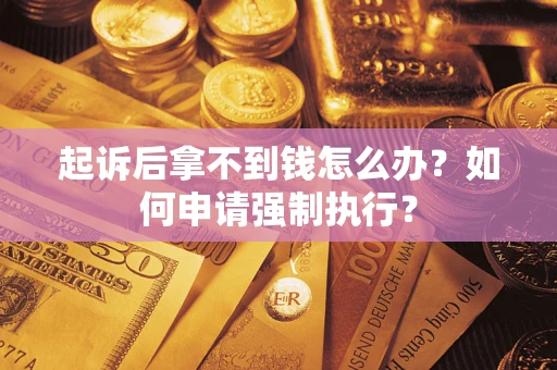 北京起诉后拿不到钱怎么办？如何申请强制执行？