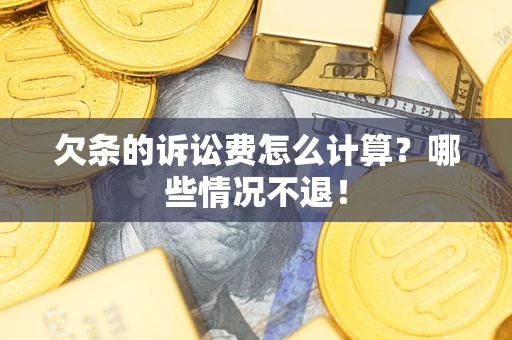 北京欠条的诉讼费怎么计算？哪些情况不退！