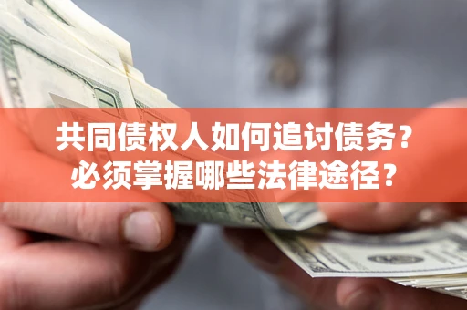 北京共同债权人如何追讨债务？必须掌握哪些法律途径？