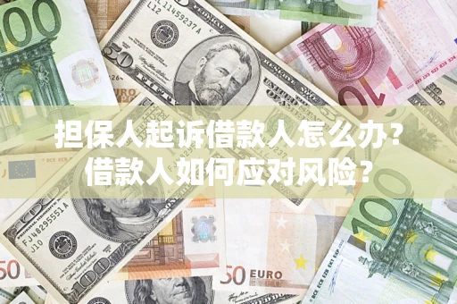 北京担保人起诉借款人怎么办？借款人如何应对风险？