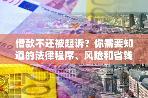 北京借款不还被起诉？你需要知道的法律程序、风险和省钱技巧