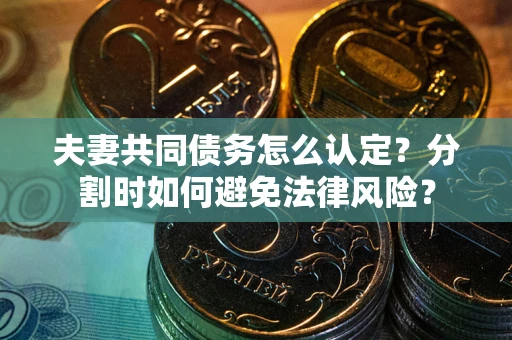 北京夫妻共同债务怎么认定？分割时如何避免法律风险？